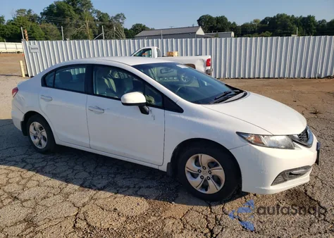 2015 Honda Civic Lx из США, поврежденный, VIN 19XFB2F54FE122055